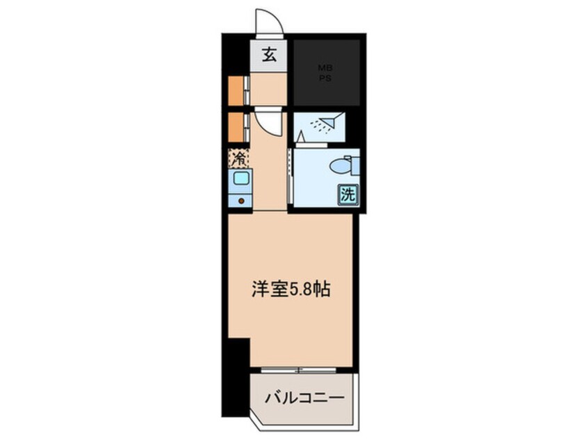 間取図 後楽園キャステール