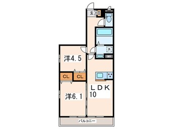 間取図 アンソレイエ