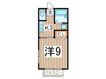 間取図 リコウハイツ１号館