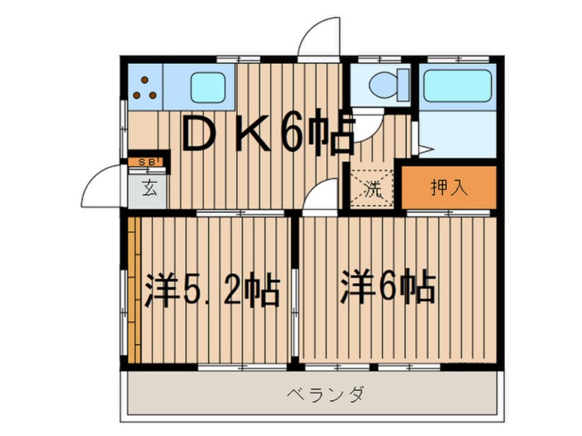 間取図 サンコ－ポ　