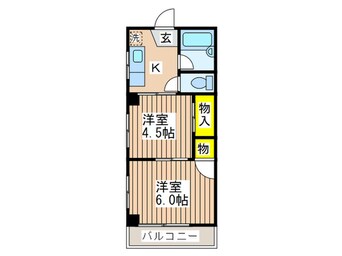 間取図 上原マンション