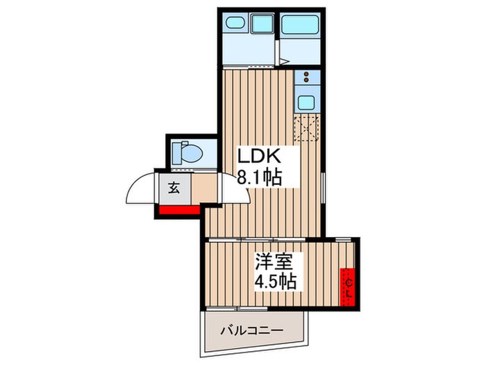 間取り図 ルナマーレ七里