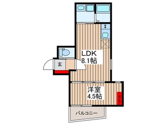 間取図 ルナマーレ七里