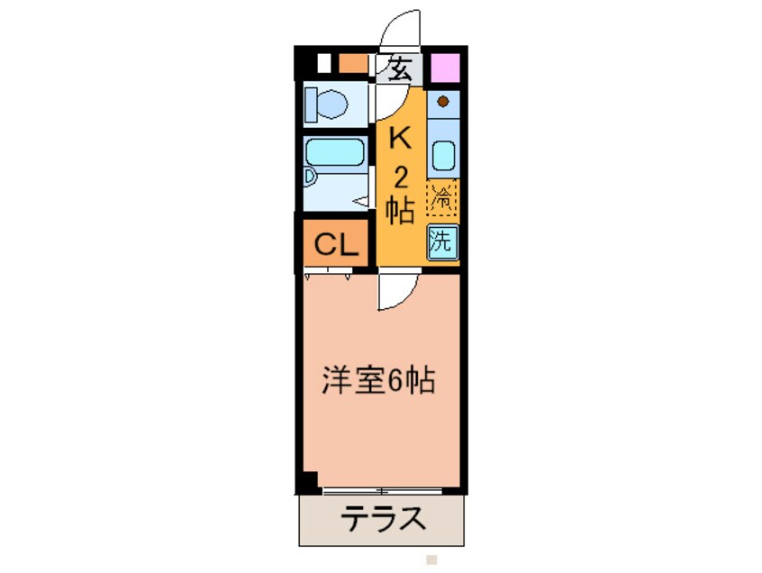 間取図 野口ハイツ３