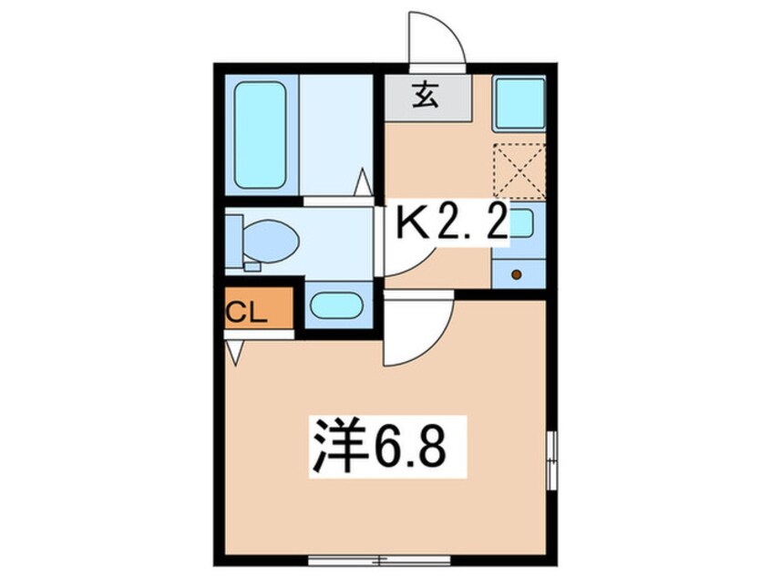 間取図 ヴェラハイツ白楽二番館