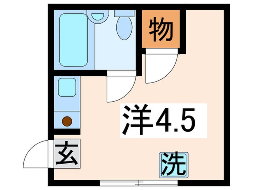 間取図 ユニオンハイツ鹿島田Ｃ棟