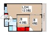 内田マンション 2LDKの間取り