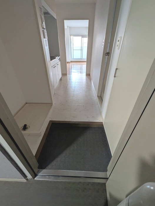 玄関 シェルティ二子