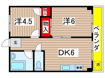 間取図 第１パレス　富士本