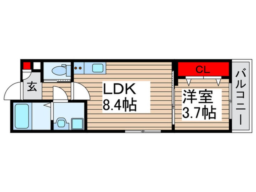 間取図 ウイルビィ新松戸