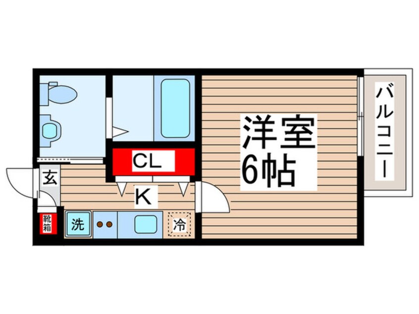 間取図 ティエラ船橋