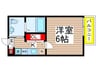 ティエラ船橋 1Kの間取り