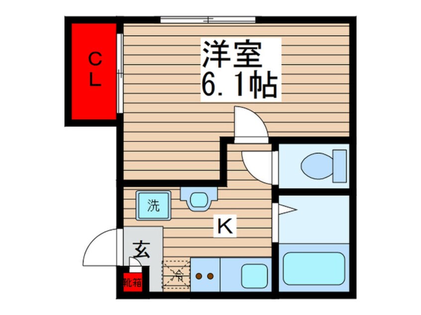 間取図 バトー亀戸