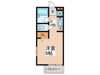 間取図 スカイハイツⅡ