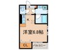 C＆D　apartment　Ⅱ 1Kの間取り