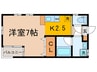 C＆D　apartment　Ⅱ 1Kの間取り
