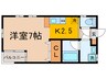 C＆D　apartment　Ⅱ 1Kの間取り