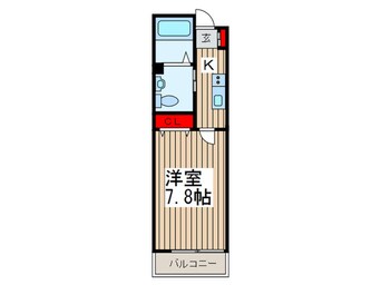 間取図 ウエストハイム粕壁