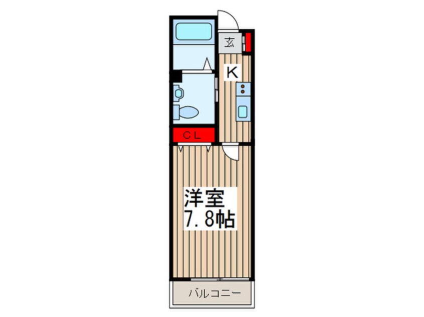 間取図 ウエストハイム粕壁