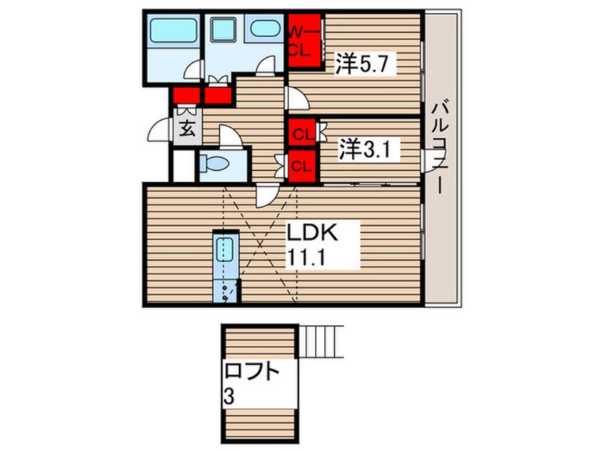 間取図 ブランシエスタ浦安