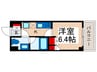 ブランシエスタ浦安 1Kの間取り