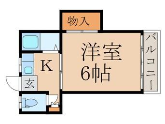 間取図 スカイハイツ