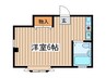 ショウビ森野 1Rの間取り