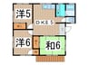 ワンズホ－ム扇ガ谷 3DKの間取り