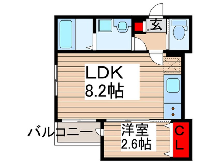 間取図 仮)KEIAI　RESIDENCE　北大宮