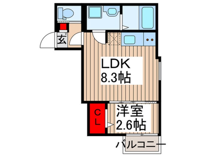 間取図 仮)KEIAI　RESIDENCE　北大宮