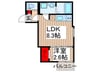仮)KEIAI　RESIDENCE　北大宮 1LDKの間取り