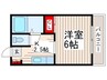 マキコ－ポ 1Kの間取り