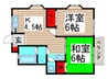 ハイツセイハ 2Kの間取り