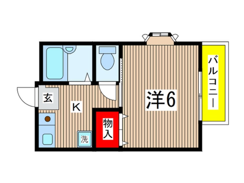 間取図 千葉ハイツⅡ