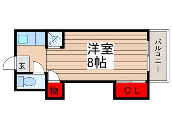 間取図 ｿﾘｭｰｼｮﾝ門前仲町