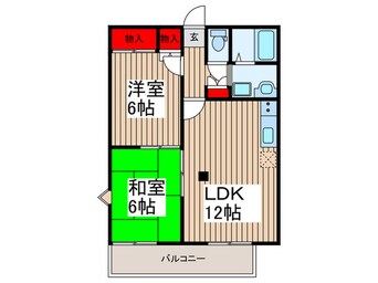 間取図 グランハイム柳沢A.B棟