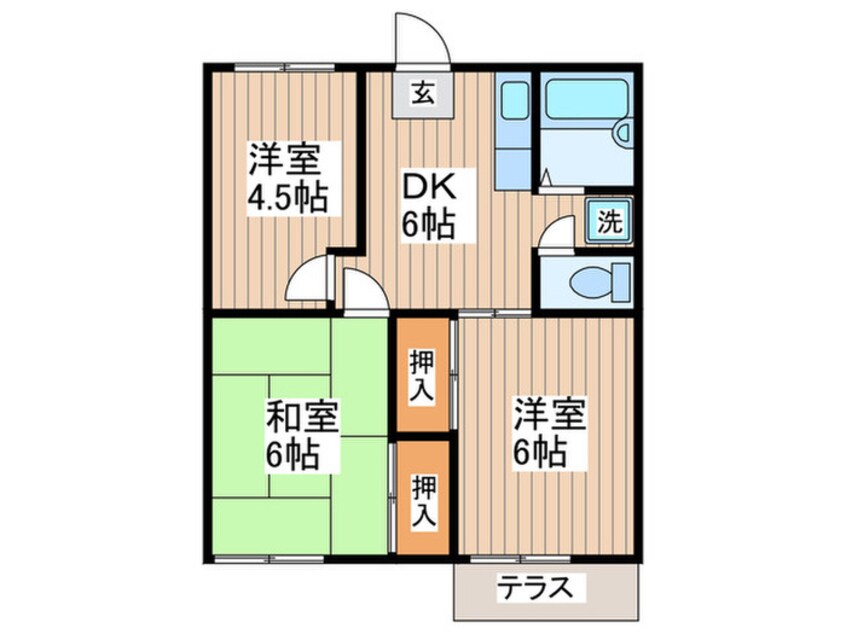 間取図 グランデュール調布