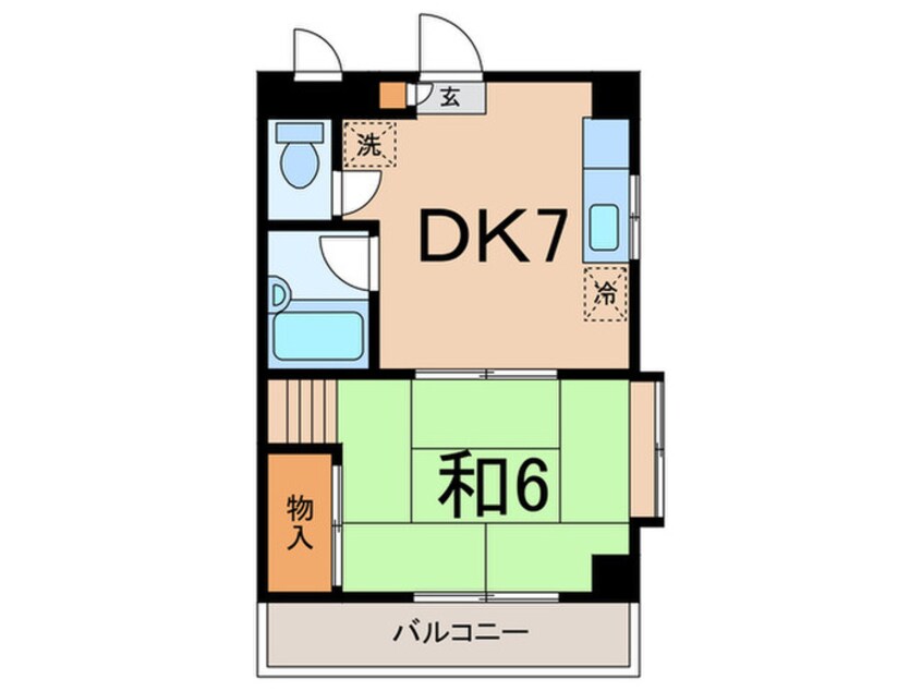 間取図 シュロス玉川