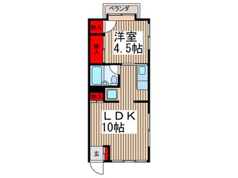 間取図 サンハウス蕨