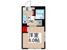 コーポ中山 1Kの間取り