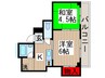 新小岩不二ビル 2Kの間取り