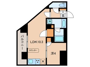 間取図 クラッシーコート北大塚