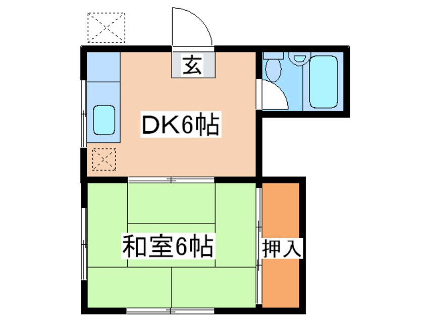 間取図 金田コ－ポ