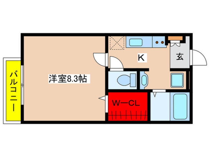 間取図 カ－サはるひ野