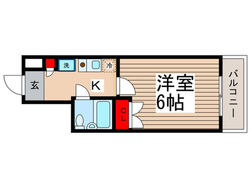 間取図 サンウイング南行徳