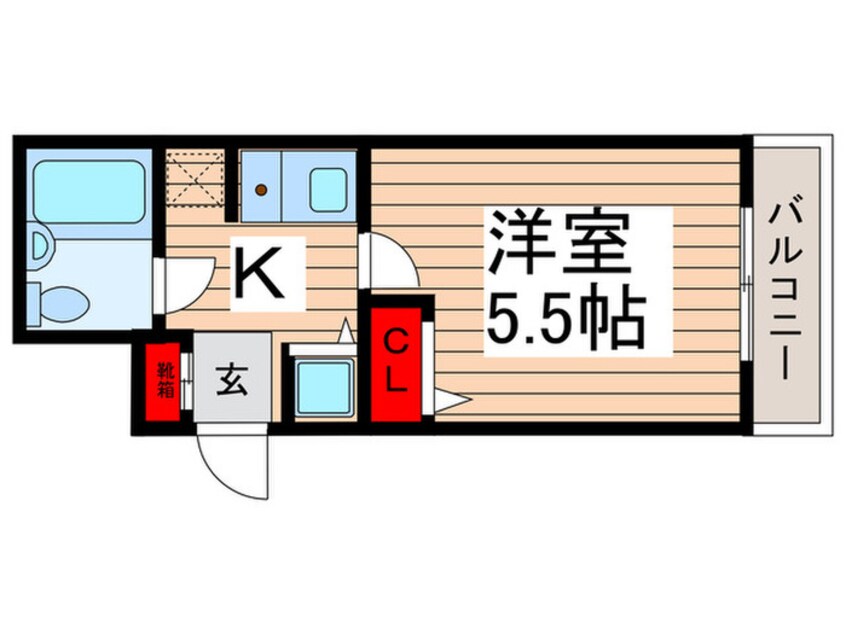 間取図 サンウイング南行徳