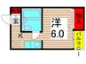 ﾏ･ﾒｿﾞﾝ･ｱﾔｾ 1Kの間取り