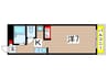 キャンディパ－ク 1Kの間取り