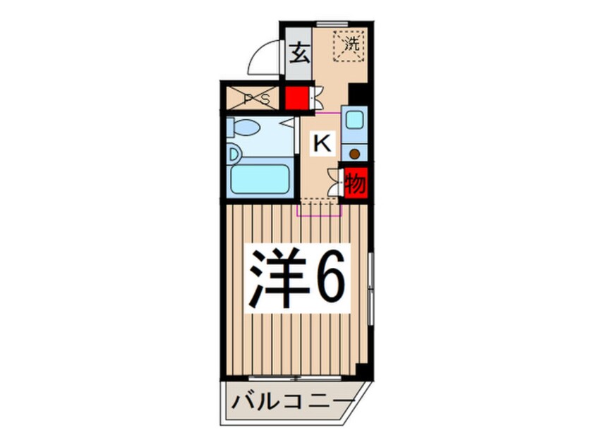 間取図 トミーハイツ