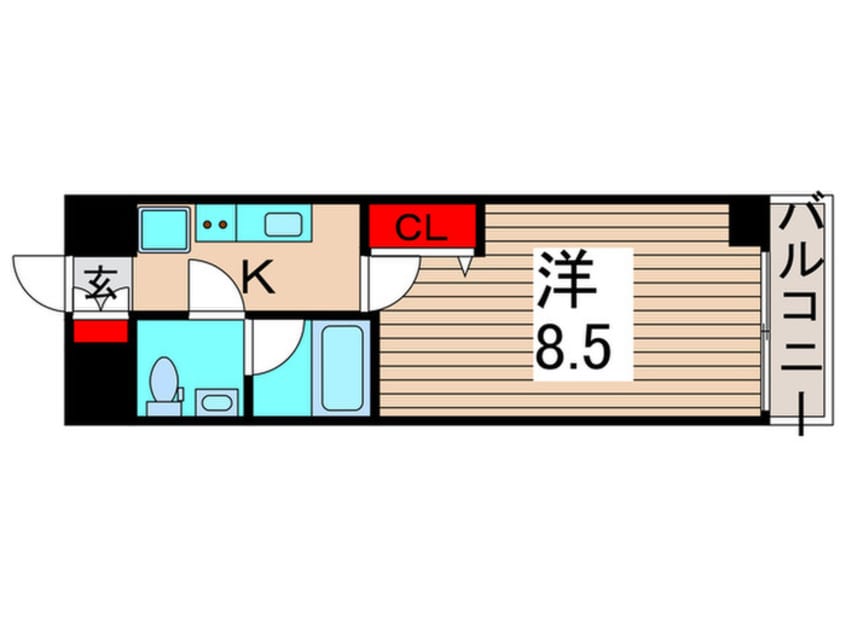 間取図 RELUXIA綾瀬(404)